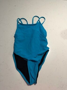 Jolyn Bright Turquoise One-Piece Swimsuit